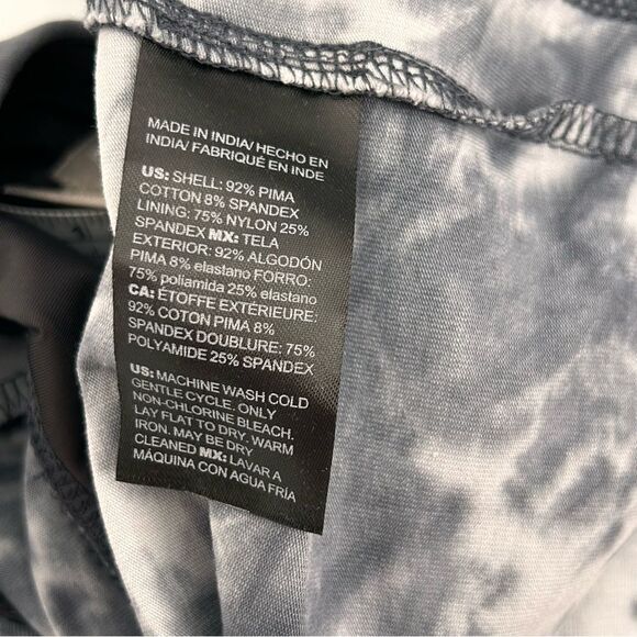 Chico's Zenergy So Slimming Supima Cotton Cloud Print Leggings gray size large - Picture 10 of 11